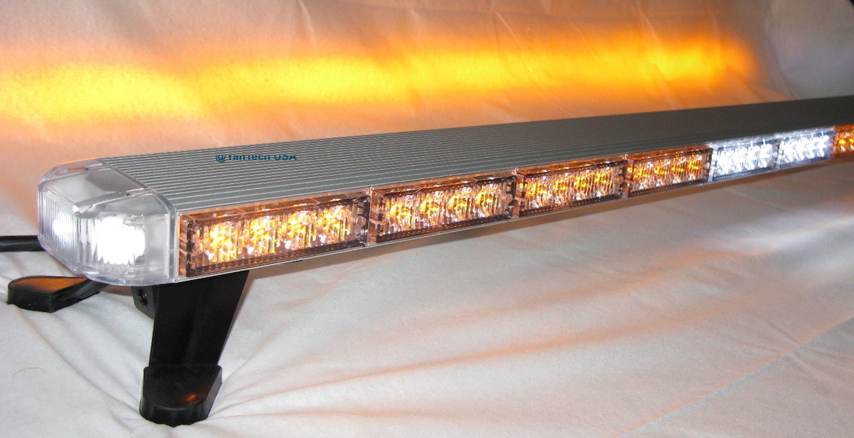 Amber LED Light Bar Warning Light Emergency Lightbar