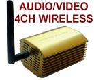 3000mw 4-Channel Wireless AV Audio/Video Transmitter & Receiver Kit