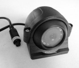 CCD COLOR SIDE VIEW CAMERAS-HIGH RESOLUTION 700TV LINE NIGHT VISION 12 IR LENS - with 4-Pin Connector