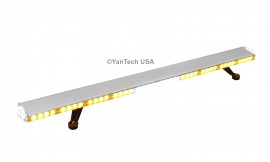 49” Amber Clear Super Bright 86 LEDs Light Bar Flashing Warning Tow Truck Wrecker Police Snow Plow with ALLEY & BRAKE/TURN SIGNAL/SIDE MARKER Lights