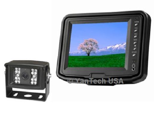 5" LCD Color Rear View Backup Camera System Night View